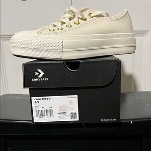 Converse Cream Sneakers